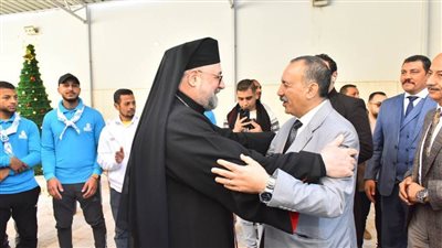 محافظ أسيوط يزور مطرانيات ديروط والدير المحرق والقوصية ومنفلوط للتهنئة بعيد الميلاد المجيد