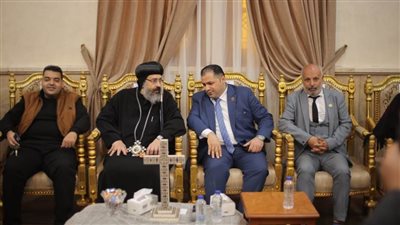 وفد حزب “الجيل الديمقراطي” يهنئ كنائس الدقهلية بعيد الميلاد