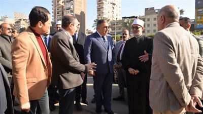 محافظ الدقهلية ومفتي الجمهورية يتفقدان موقع إنشاء فرع الإفتاء 