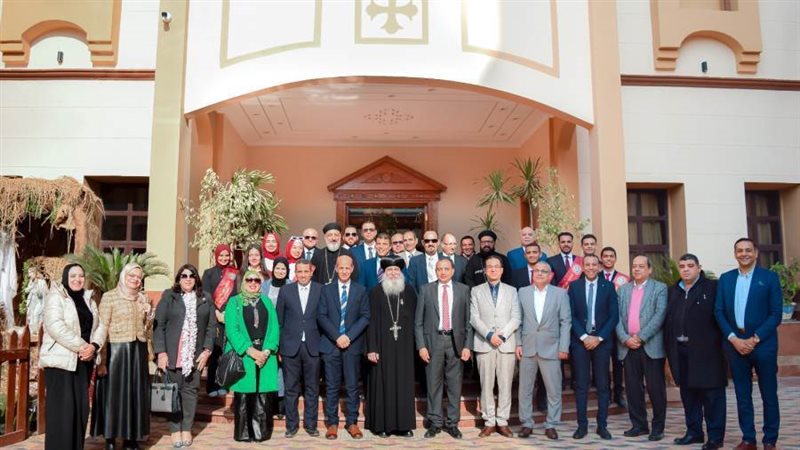 وفد جامعة بنى سويف