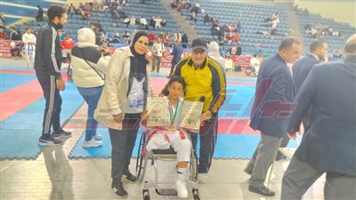 عبد الرحمن السعيد يحصد ذهبية بطولة الجمهورية في الكاراتيه لذوي الهمم