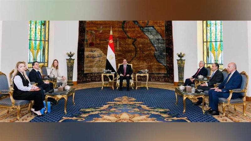 الرئيس السيسي يستقبل