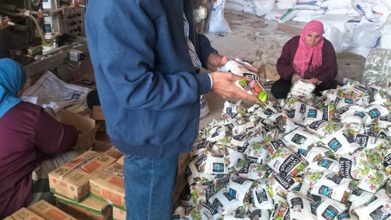 جانب من مضبوطات حملات