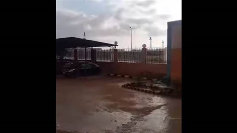 سقوط أمطار على الطور