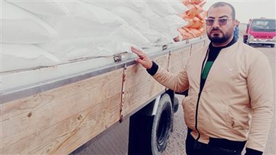 بالصور.. ضبط سيارة محملة بـ 10 أطنان أسمدة زراعية مدعمة بوادي النطرون أثناء تهريبها للسوق السوداء