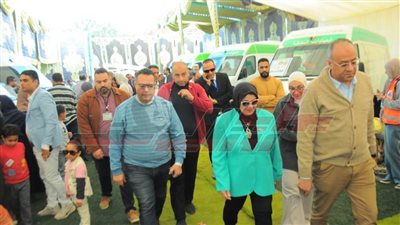 جامعة كفر الشيخ تشارك بالقافلة الطبية لقرية الضبعه ضمن حملة بلدك معاك
