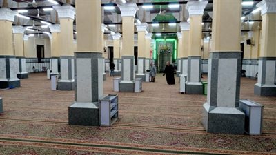 جهود مكثفة من الاوقاف لتعقيم وصيانة مسجد سيدي شبل بالمنوفية 