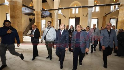 محافظ كفر الشيخ يتفقد مشروع ترميم مسجد «أبو غنام» الأثري ببيلا