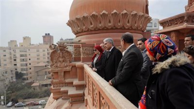 وزير السياحة والآثار بتفقد قصر البارون إمبان بمصر الجديدة