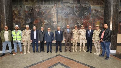 وزير العدل يتفقد أعمال التطوير والترميم لمجمع محاكم الجلاء 