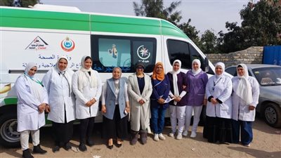 الكشف على ١٢٧٥ مواطنًا بالقافلة الطبية بالقنطرة غرب ضمن مبادرة حياة كريمة