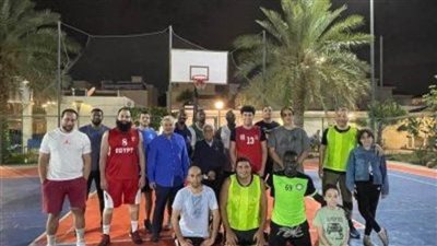 منتخب الجالية المصرية بالسعودية يكمل استعداداته للمنافسة على بطولة الجاليات العربية والأفريقية لكرة السلة بجدة