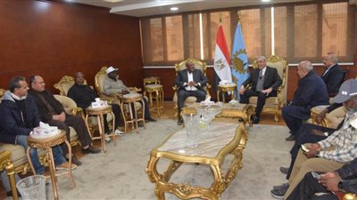  بالصور.. محافظ الغربية يبحث مع وزير الزراعة النيجيري سبل التعاون المشترك