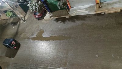 بالصور.. أمطار أقل من متوسطة في محافظة الغربية