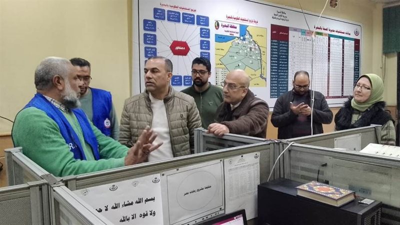 جانب من تفقد غرفة