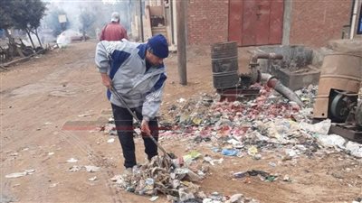 حملات مكثفة لرفع المخلفات بشوارع بيلا في كفر الشيخ 