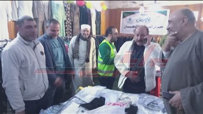 معرض جديد لتوزيع الملابس الجديدة بالمجان لدعم 640 أسرة بسيدي سالم