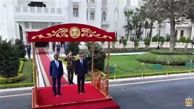 الرئيس السيسي يستقبل نظيره الصومالي