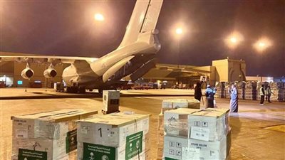 مغادرة الطائرة الإغاثية السعودية الـ12 لمساعدة الشعب السوري الشقيق