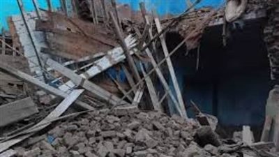 إصابة 3 أشخاص جراء انهيار منزل بمدينة إدفو شمال أسوان 