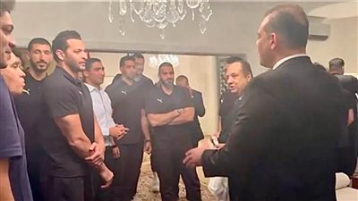 سفير مصر فى كرواتيا يطمئن على دودو  قبل مواجهة كاب فيردي