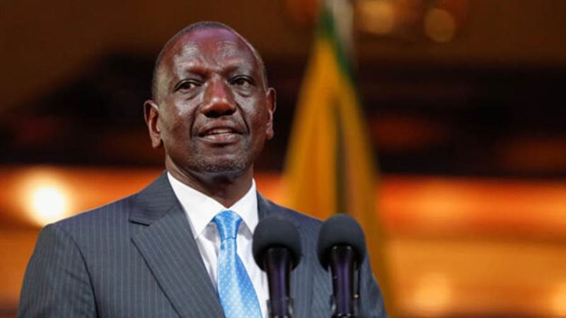 الرئيس الكيني وليام