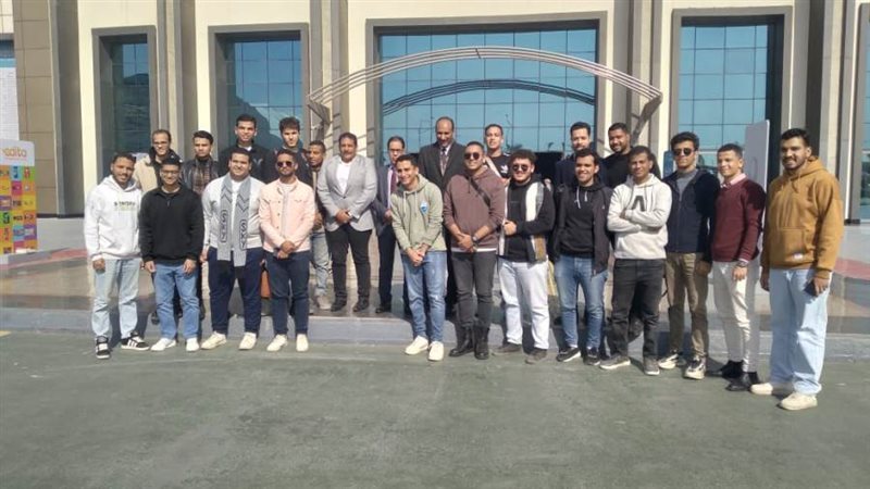 وفد جامعة بنى سويف