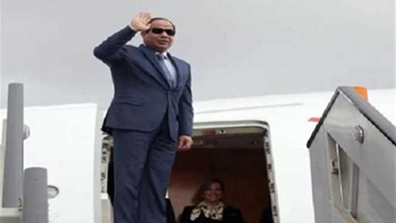السيسي يغادر القاهرة