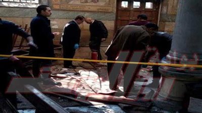 بالصور .. ننشر معاينة النيابة انفجار الكاتدرائية