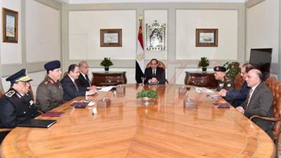 ننشر تفاصيل الاجتماع الأمني برئاسة السيسي عقب الحادث الإرهابي ضد الكنيسة‎