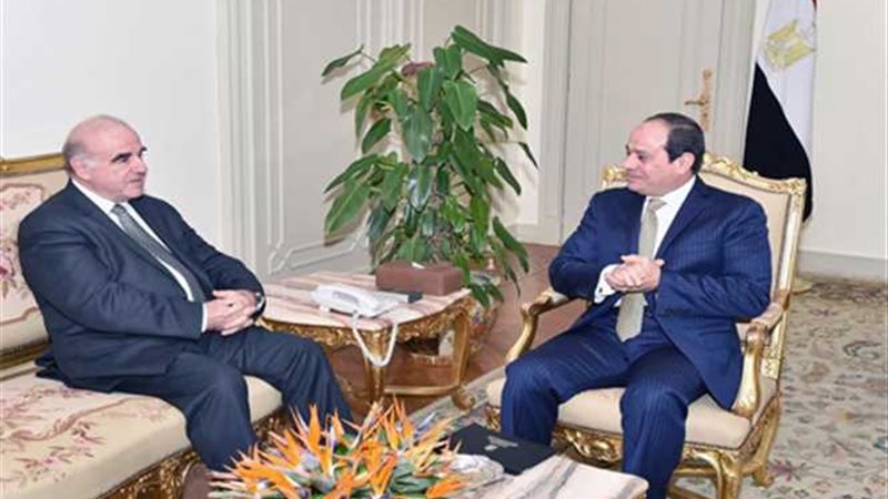 الرئيس السيسي يستقبل