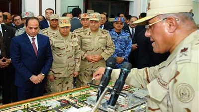 الرئيس السيسي يفتتح مصنع شركة النصر للكيماويات