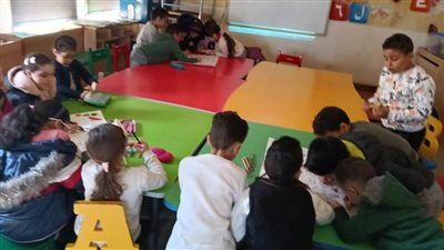 شاهد ..إقامة مخيم ترفيهي للأطفال بمكتبة مصر العامة بدمنهور  