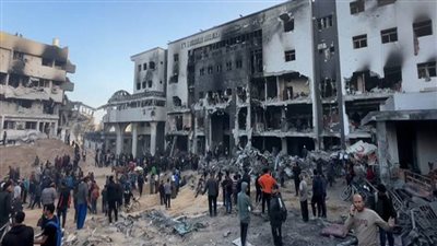 غزة: نسبة الدمار في مستشفى الشفاء تجاوزت 95%