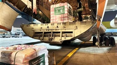 مغادرة الطائرة الإغاثية السعودية الـ