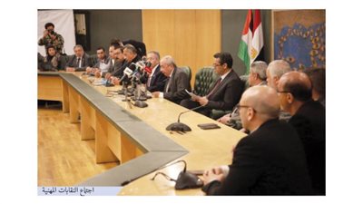 10 نقابات مهنية: ندعم قرارات الدولة المصرية ونرفض تصفية القضية الفلسطينية