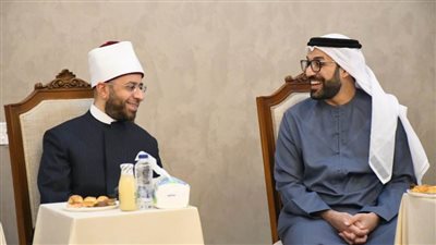 وزير الأوقاف يستقبل مدير جامعة محمد بن زايد للعلوم الإنسانية