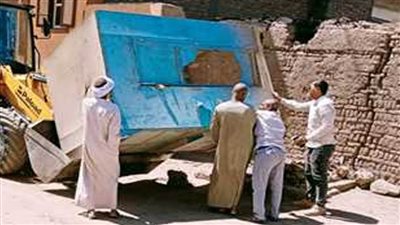 حملة نظافة ورفع إشغالات بأسوان 