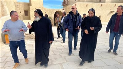 وزارة السياحة والآثار تتابع أعمال ترميم دير الأنبا بولا بالبحر الأحمر