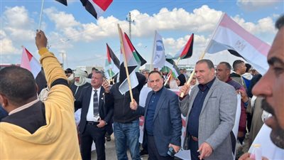 النائب محمد زين الدين من أمام معبر رفح: الشعب المصري قال كلمته لا تهجير للفلسطينيين