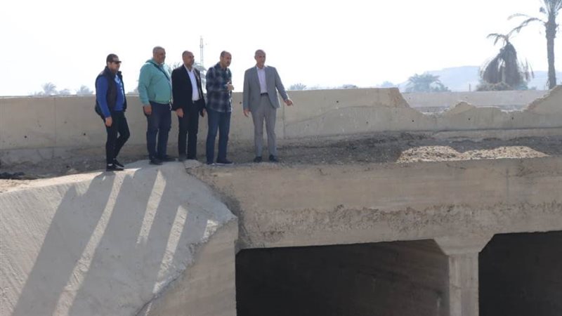 مخر سيل ببنى سويف