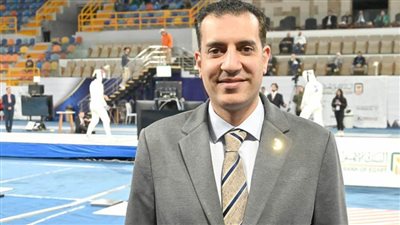 أيمن غنيم: صالة العاصمة الإدارية أبهرت الجميع وساعدتنا على تنظيم كأس العالم لسلاح سيف المبارزة بشكل رائع