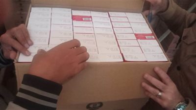  بالصور.. ضبط 62 ألف عبوة دواء و5 أطنان سلع في الغربية 