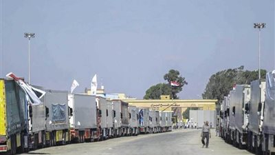 إدخال 250 شاحنة مساعدات إنسانية إلى الفلسطينيين بقطاع غزة
