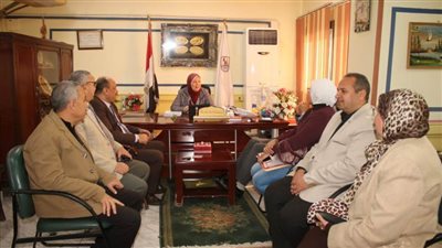 وكيل تعليم بني سويف تستقبل لجنة اختيار رؤساء لجان امتحان الثانوية العامة