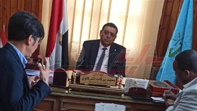 وكيل زراعة كفر الشيخ يستقبل الخبير الياباني استخدام طرق الري الحديثة