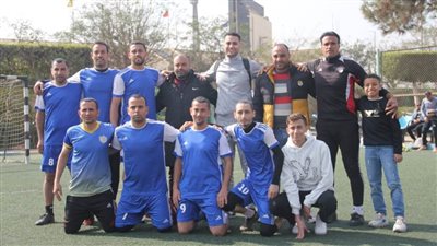 وزير الأوقاف يهنئ فريق خماسي الوزارة لكرة القدم بعد تأهله في دوري المصالح الحكومية