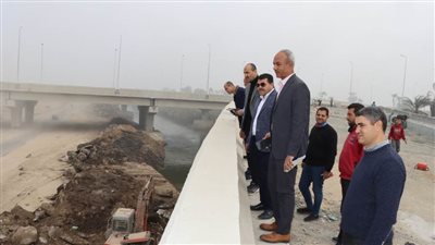 سكرتير بني سويف يواصل متابعاته الميدانية لمستجدات مشروع محور الفشن على النيل