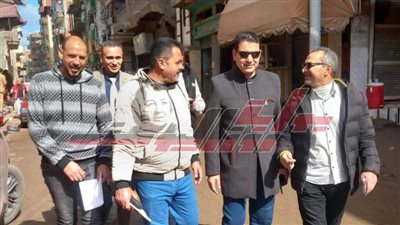 تحرير 12 محضرًا في حملة مكبرة علي الأسواق بسيدي سالم 