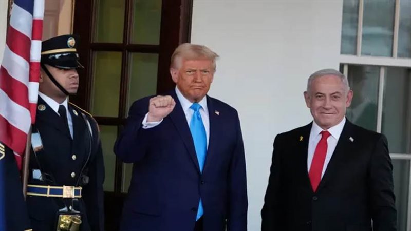 ترامب ونتنياهو داخل